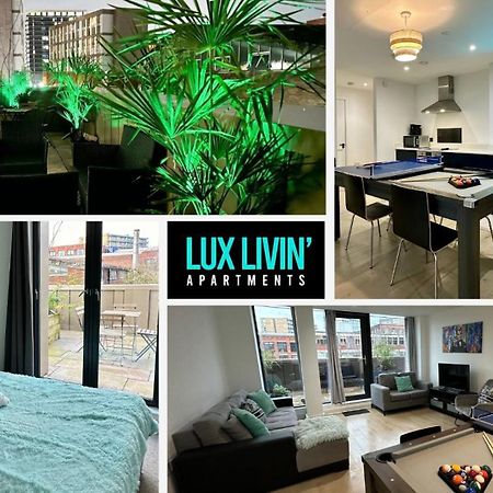 Lux Livin' Apartments - Luxury 2 Bed Apartment With Sky Garden Manchester Eksteriør billede
