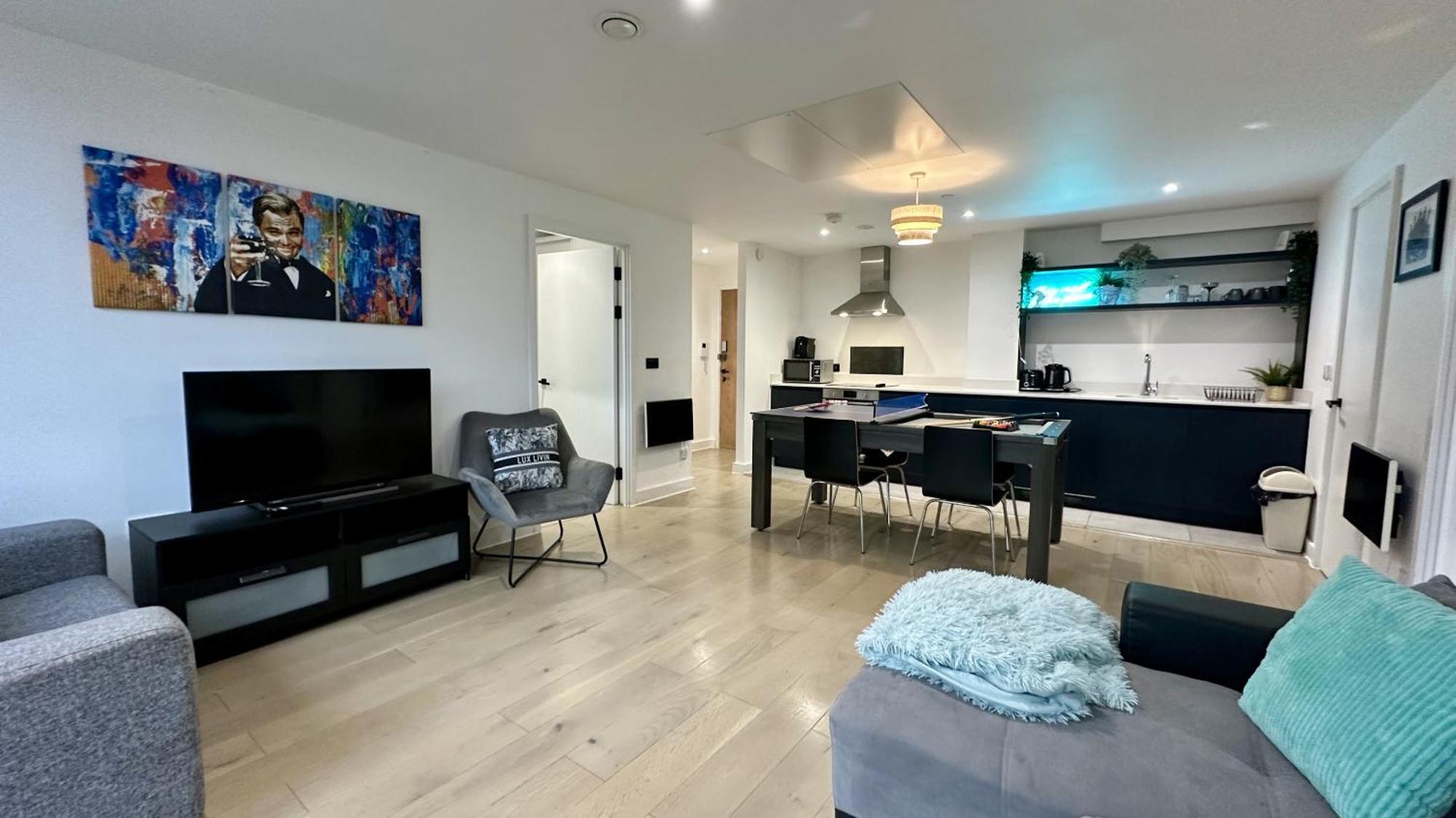 Lux Livin' Apartments - Luxury 2 Bed Apartment With Sky Garden Manchester Eksteriør billede