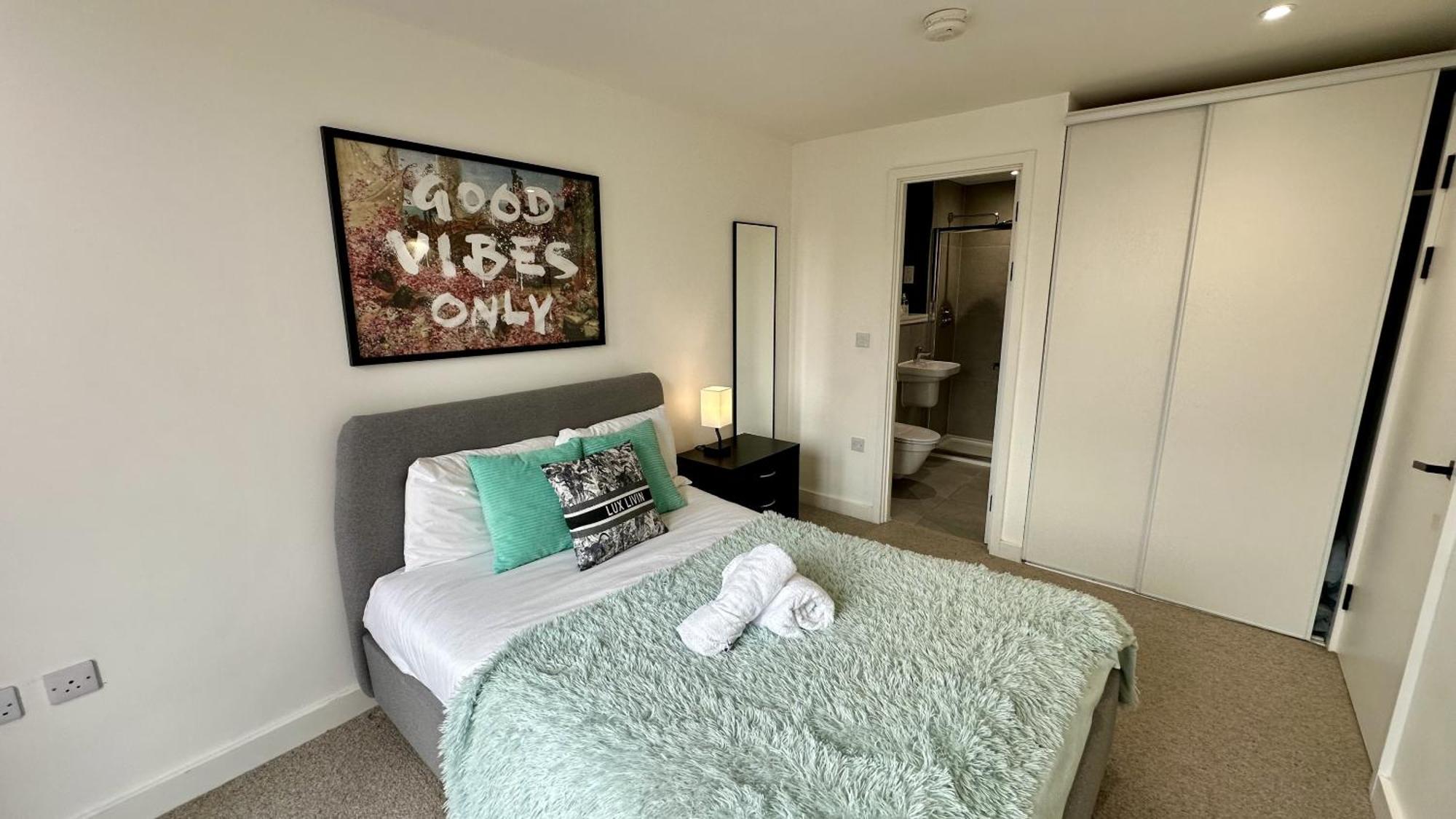 Lux Livin' Apartments - Luxury 2 Bed Apartment With Sky Garden Manchester Eksteriør billede