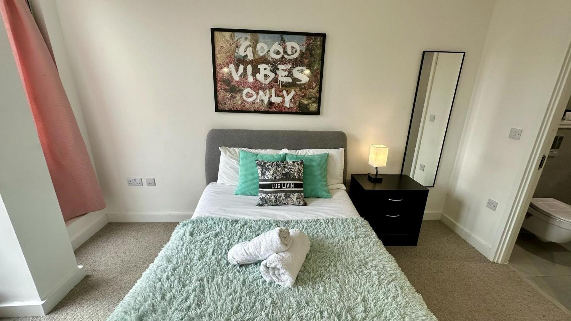 Lux Livin' Apartments - Luxury 2 Bed Apartment With Sky Garden Manchester Eksteriør billede